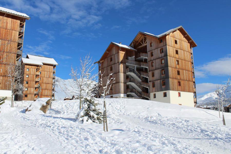 Urlaub in den Bergen Les Chalets de SuperD Chardon Bleu - Superdévoluy - Draußen im Winter