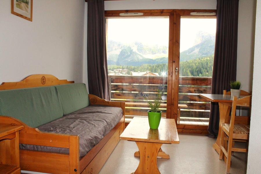 Skiverleih 2-Zimmer-Berghütte für 6 Personen (EG42) - Les Chalets de SuperD Eglantier - Superdévoluy - Wohnzimmer