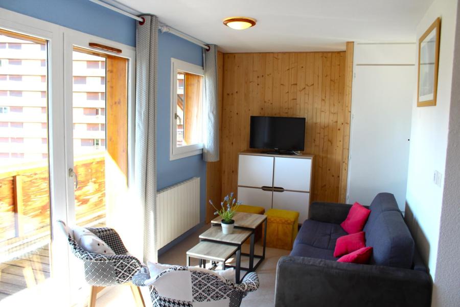 Ski verhuur Appartement 3 kamers bergnis 8 personen (FR13) - Les Chalets de SuperD Fraxinelle - Superdévoluy - Woonkamer