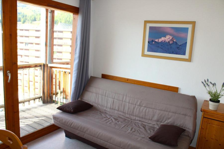 Ski verhuur Studio bergnis 4 personen (FR63) - Les Chalets de SuperD Fraxinelle - Superdévoluy - Woonkamer