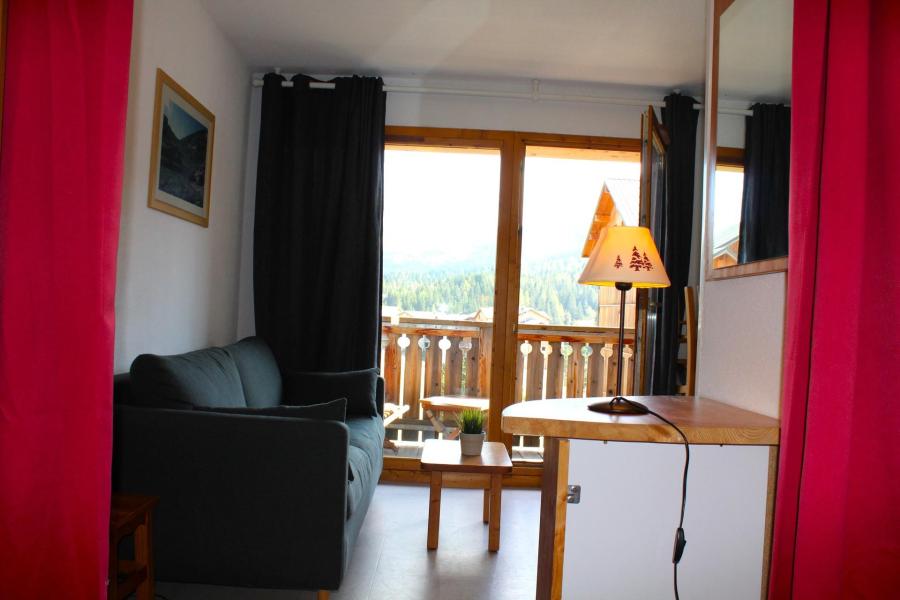 Skiverleih 2-Zimmer-Berghütte für 6 Personen (HE32) - Les Chalets de SuperD Hélianthème - Superdévoluy - Wohnzimmer