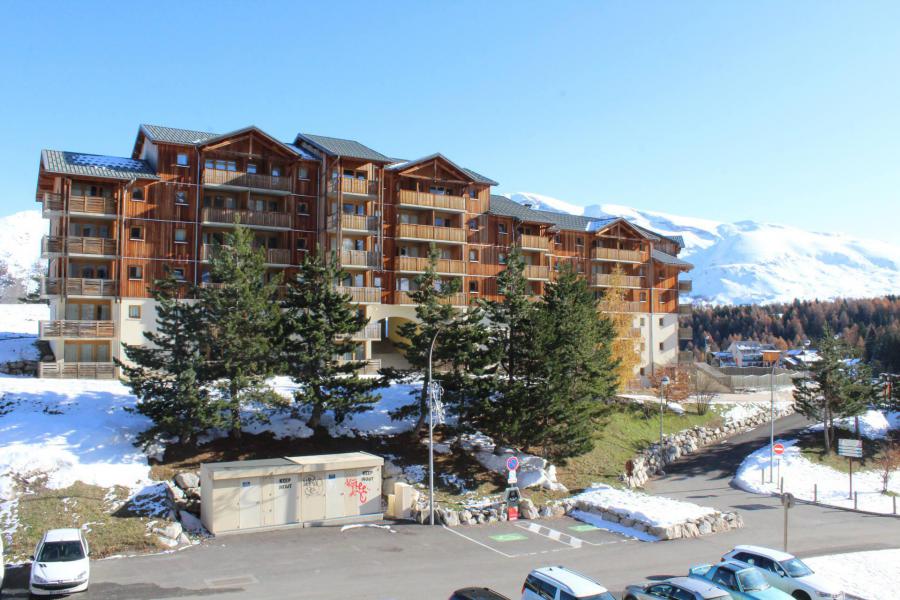 Аренда на лыжном курорте Квартира студия для 3 чел. (BA0105N) - Résidence le Bois d'Aurouze - Superdévoluy - зимой под открытым небом