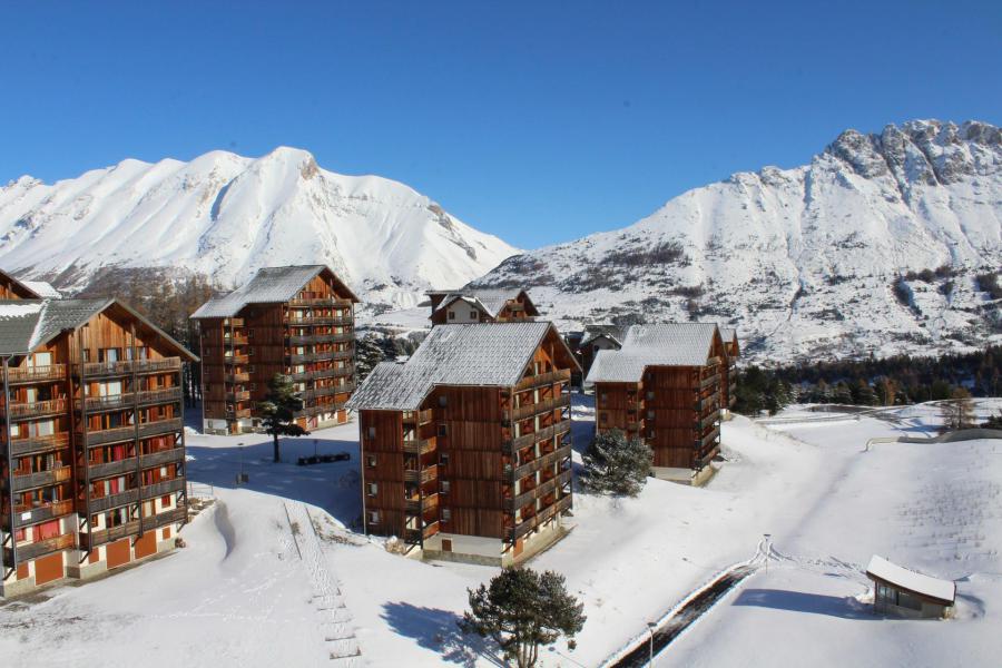Location au ski Studio coin montagne 4 personnes (BA1030N) - Résidence le Bois d'Aurouze - Superdévoluy - Extérieur hiver