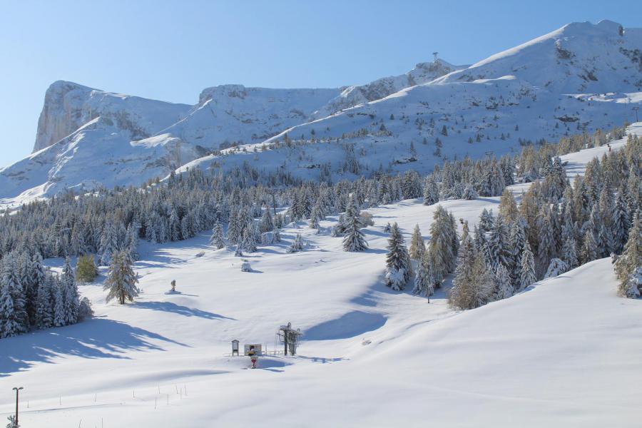 Location au ski Studio 4 personnes (BA0413S) - Résidence le Bois d'Aurouze - Superdévoluy - Extérieur hiver