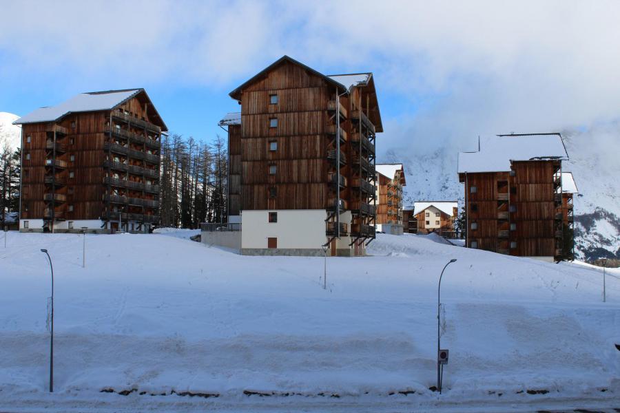 Location au ski Studio coin montagne 4 personnes (BA0343N) - Résidence le Bois d'Aurouze - Superdévoluy - Extérieur hiver