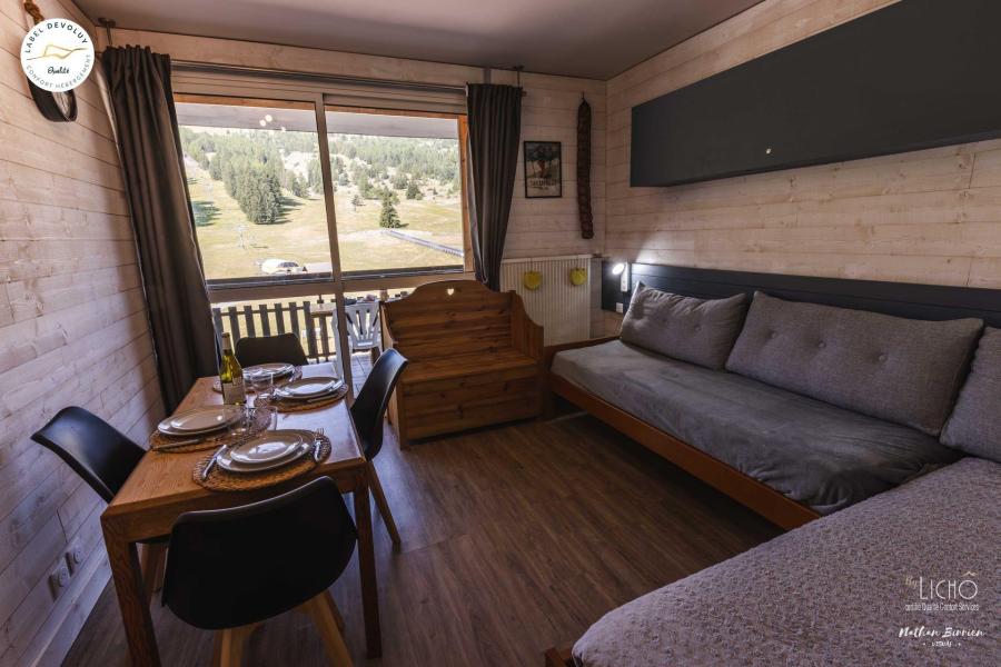 Skiverleih Studio Schlafnische 4 Personen (325 S) - Résidence le Bois d'Aurouze - Superdévoluy - Wohnzimmer