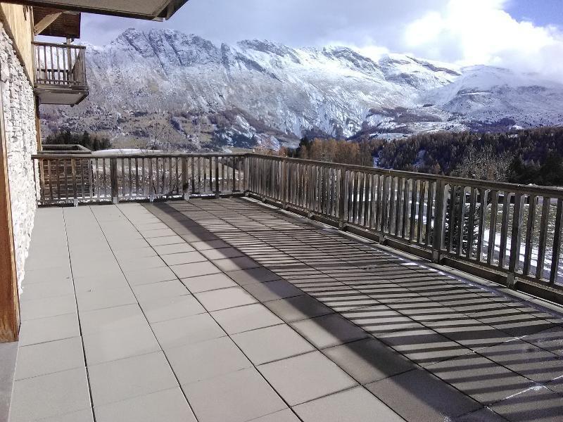 Аренда на лыжном курорте Апартаменты 4 комнат 8 чел. (109) - Résidence le Hameau du Puy - Superdévoluy - зимой под открытым небом