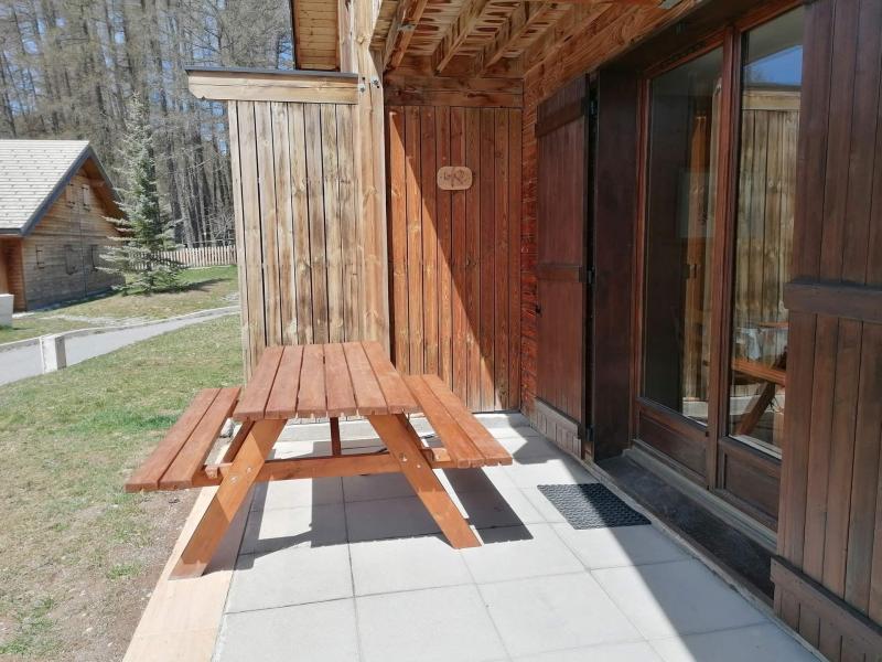 Ski verhuur Chalet mitoye 3 kamers  6 personen (K2) - Résidence le Hameau du Puy - Superdévoluy - Terras