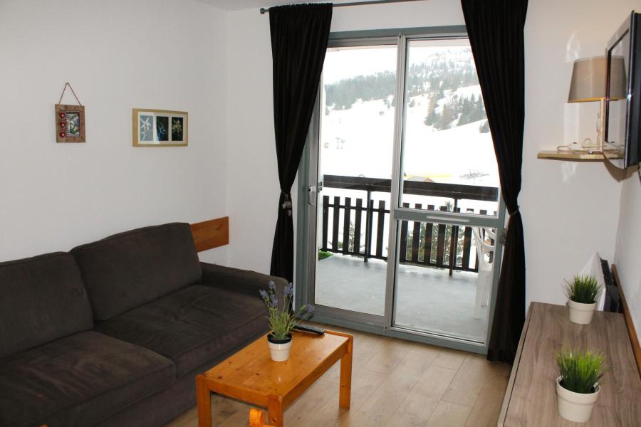 Skiverleih 2-Zimmer-Appartment für 5 Personen (IS0804X) - Résidence les Issarts  - Superdévoluy - Wohnzimmer