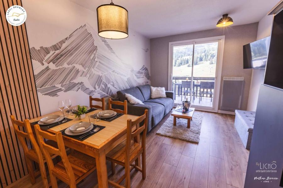 Ski verhuur Appartement 2 kamers 4 personen (IS0605X) - Résidence les Issarts  - Superdévoluy - Woonkamer