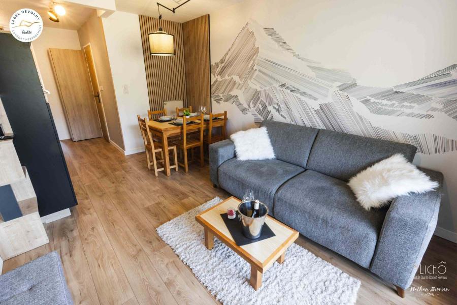 Ski verhuur Appartement 2 kamers 4 personen (IS0605X) - Résidence les Issarts  - Superdévoluy - Woonkamer