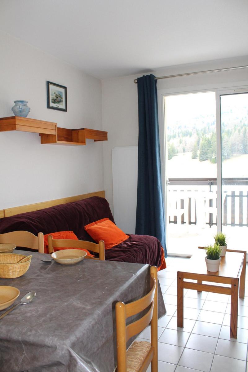 Ski verhuur Appartement 2 kamers 4 personen (IS0828X) - Résidence les Issarts  - Superdévoluy - Woonkamer