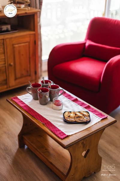 Ski verhuur Appartement 2 kamers bergnis 6 personen (CE54) - La Résidence les Chaumettes - Superdévoluy - Woonkamer