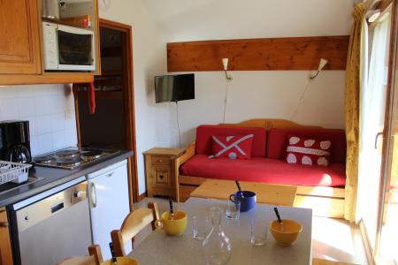 Skiverleih 2-Zimmer-Berghütte für 4 Personen (CB51) - Les Chalets de SuperD Chardon Bleu - Superdévoluy - Wohnzimmer