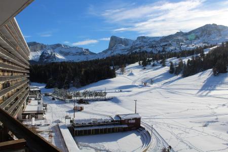 Ski verhuur Studio 4 personen (BA0538S) - Résidence le Bois d'Aurouze - Superdévoluy - Buiten winter
