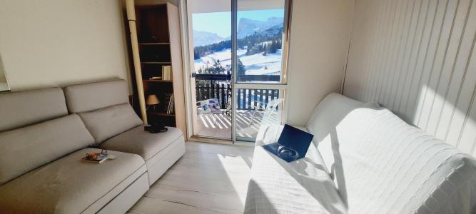 Ski verhuur Appartement 2 kamers 5 personen (IS0410X) - Résidence les Issarts  - Superdévoluy - Woonkamer