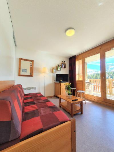 Rent in ski resort 3 room apartment 6 people (TB37) - Résidence les Toits du Dévoluy - Superdévoluy - Living room