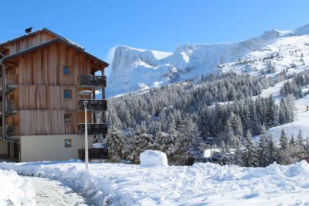 Vacances en montagne Résidence les Toits du Dévoluy - Superdévoluy - Extérieur hiver
