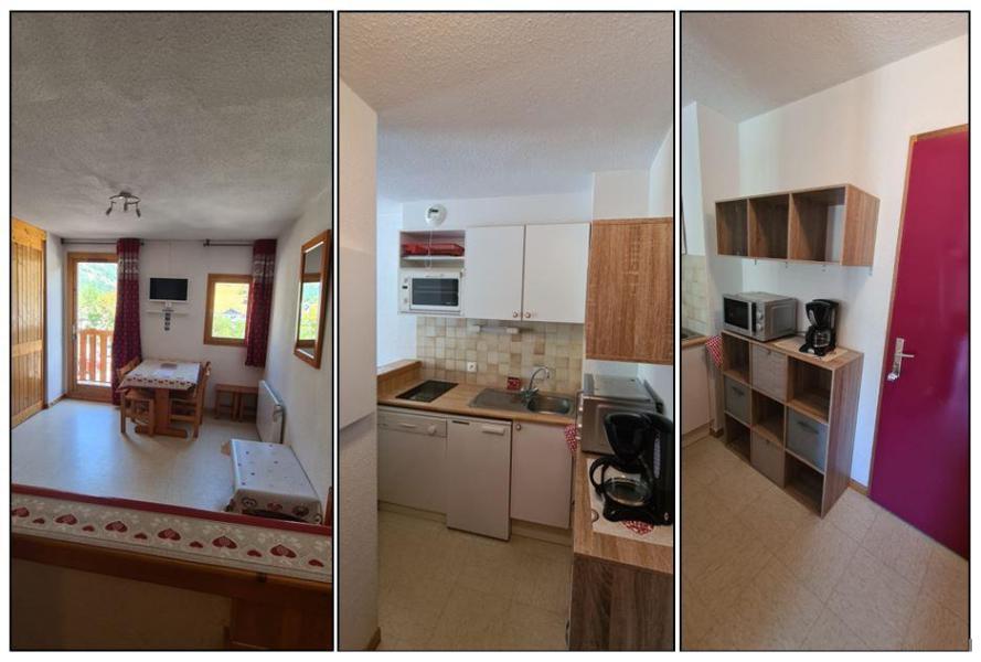 Wynajem na narty Apartament 2 pokojowy 4 osób (A08) - Résidence le Petit Mont Cenis - Termignon-la-Vanoise - Kuchnia