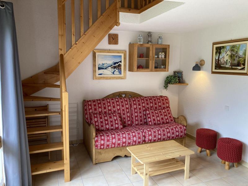 Ski verhuur Appartement duplex 2 kamers 7 personen (B028) - Résidence le Petit Mont Cenis - Termignon-la-Vanoise - Woonkamer