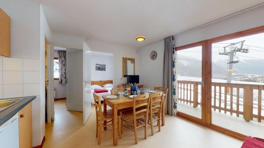 Skiverleih 2-Zimmer-Holzhütte für 6 Personen (2P6CC+) - Les Balcons de la Vanoise - Termignon-la-Vanoise - Wohnzimmer