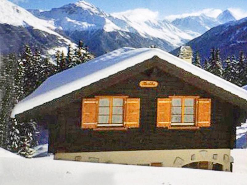 Аренда на лыжном курорте Chalet Altitude 1900 - Thyon - зимой под открытым небом