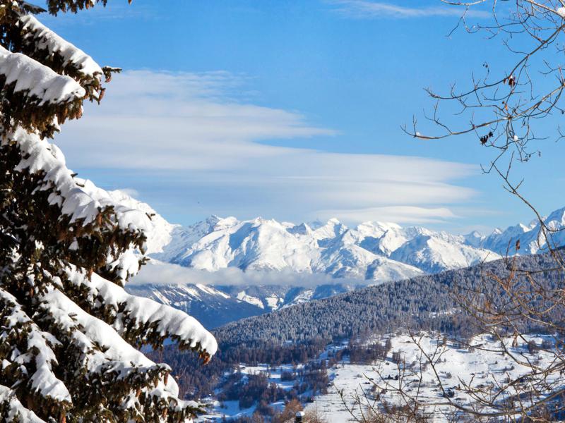 Urlaub in den Bergen Chalet Arnica - Thyon - Draußen im Winter