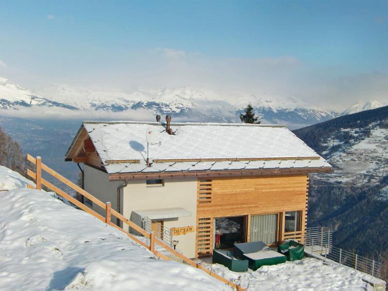 Аренда на лыжном курорте Chalet Dargan - Thyon - зимой под открытым небом