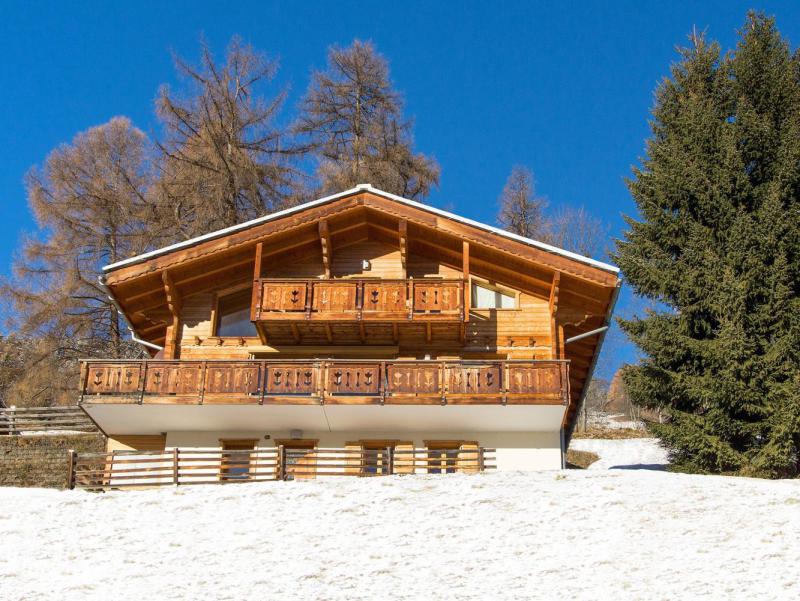 Urlaub in den Bergen Chalet Greppon Blanc - Thyon - Draußen im Winter