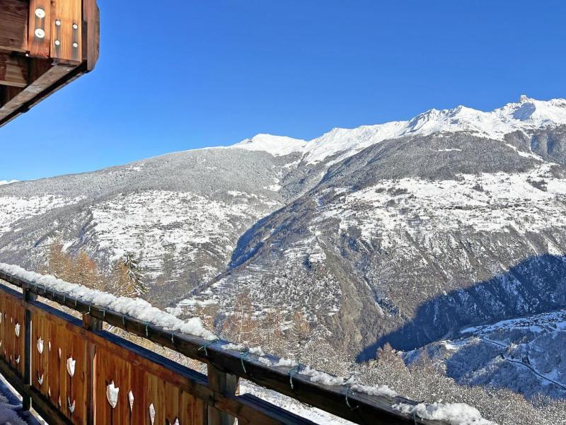 Urlaub in den Bergen Chalet Roche des 4 Vallées - Thyon - Draußen im Winter