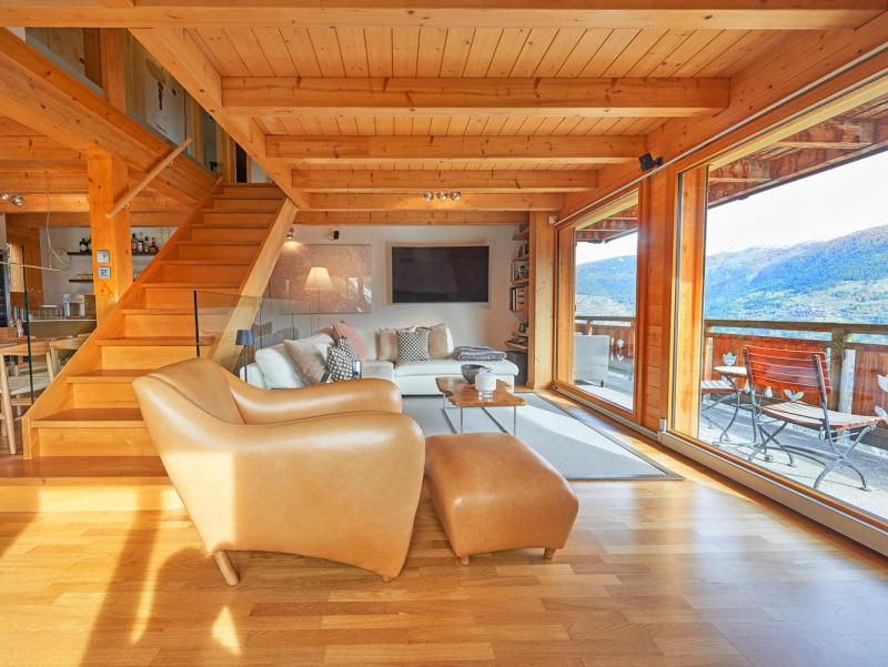 Аренда на лыжном курорте Chalet Roche des 4 Vallées - Thyon - Салон