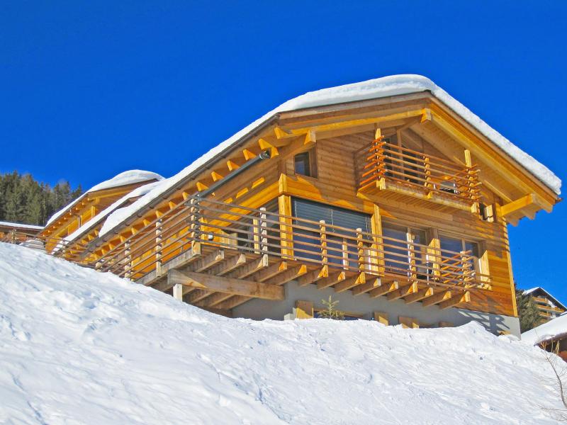 Vacances en montagne Chalet Sur Piste - Thyon - Extérieur hiver
