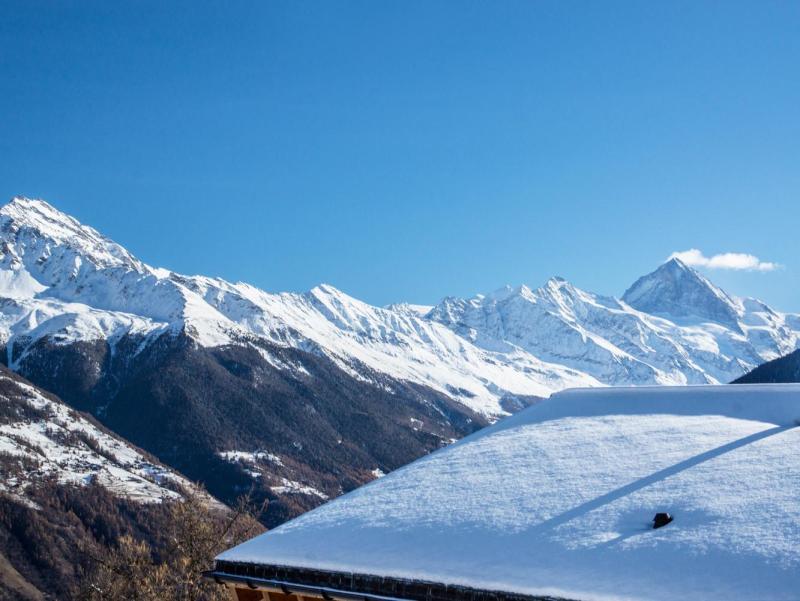 Location au ski Chalet Sur Piste - Thyon - Extérieur hiver