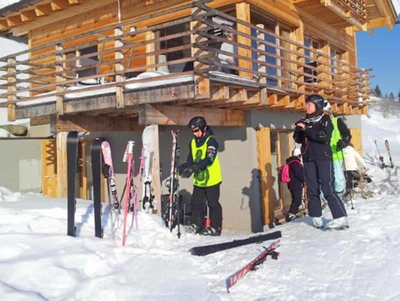 Ski verhuur Chalet Sur Piste - Thyon - Buiten winter