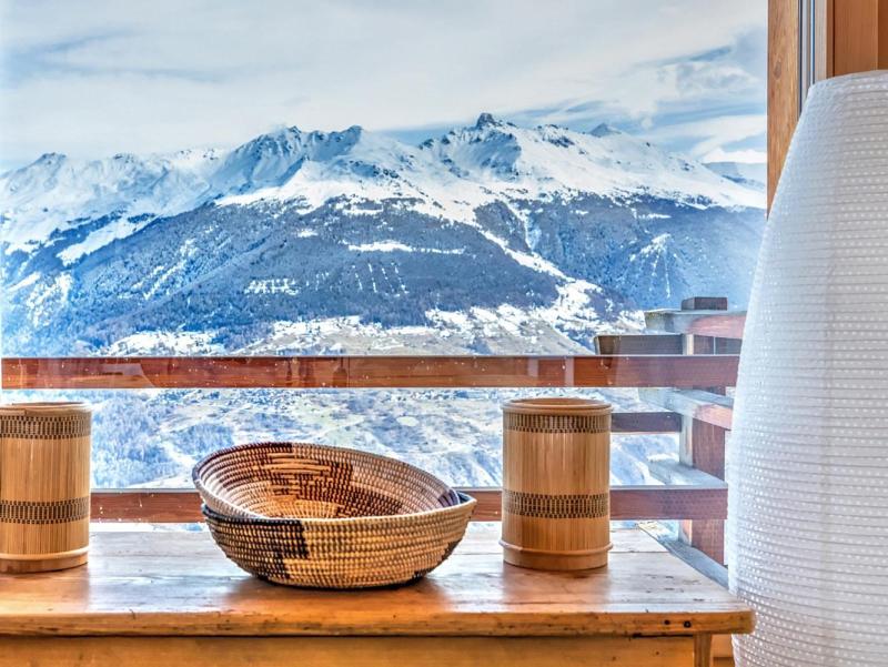 Rent in ski resort Chalet Sur Piste - Thyon - Terrace