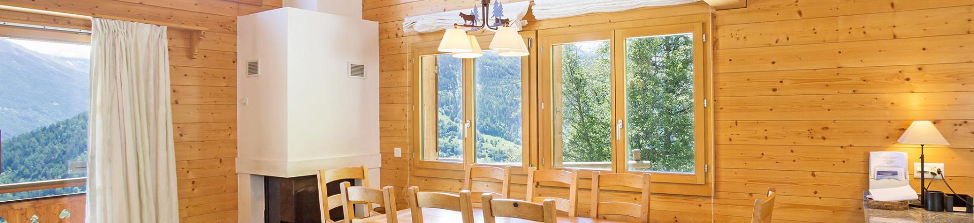Location au ski Chalet Mountain Star - Thyon - Salle à manger