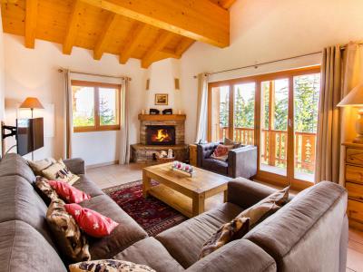 Rent in ski resort Chalet Collons 1850 - Thyon - Living room