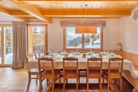 Location au ski Chalet Dent Blanche - Thyon - Coin repas