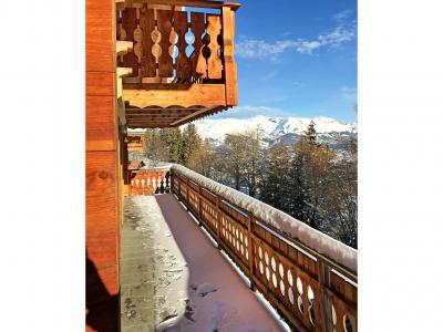 Ski verhuur Chalet Marguerite - Thyon - Balkon