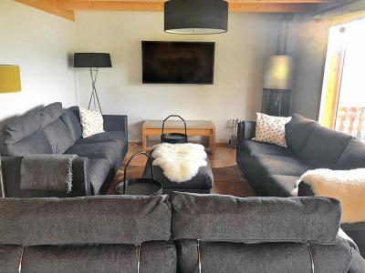 Rent in ski resort Chalet Marguerite - Thyon - Living room