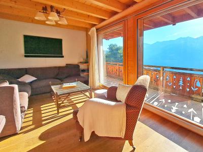 Ski verhuur Chalet 6 kamers 8 personen - Chalet Mountain Star - Thyon - Woonkamer