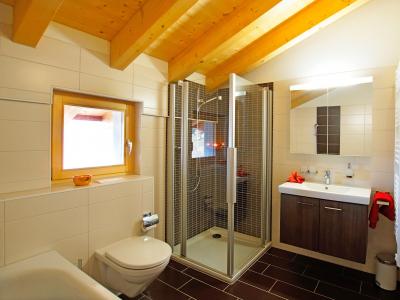 Rent in ski resort Chalet Ourson Blanc - Thyon - Shower
