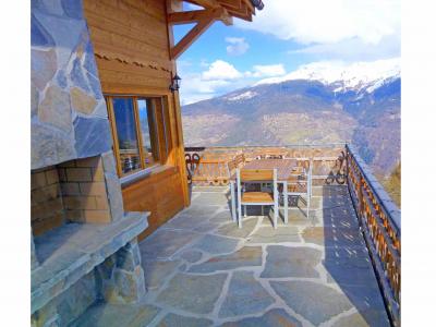 Rent in ski resort Chalet Perle des Collons - Thyon - Terrace