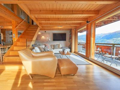 Аренда на лыжном курорте Chalet Roche des 4 Vallées - Thyon - Салон