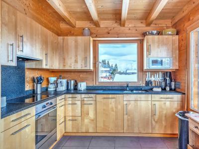 Rent in ski resort Chalet Sur Piste - Thyon - Kitchen