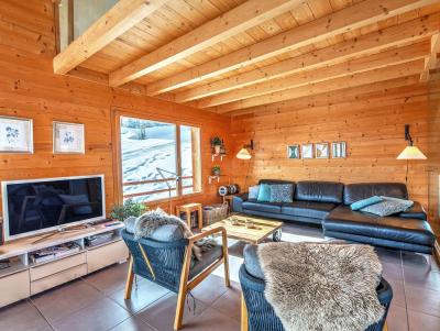 Rent in ski resort Chalet Sur Piste - Thyon - Living room