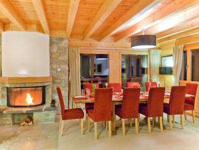 Rent in ski resort Chalet Teychenne Mungo - Thyon - Dining area
