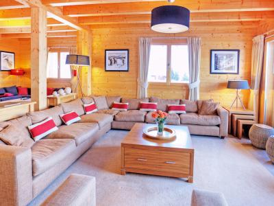 Rent in ski resort Chalet Teychenne Mungo - Thyon - Living room