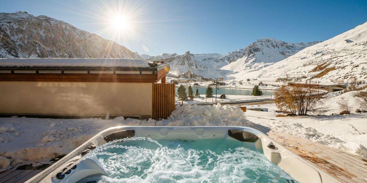 Аренда на лыжном курорте Chalet Blanc Des Cimes - Tignes - зимой под открытым небом