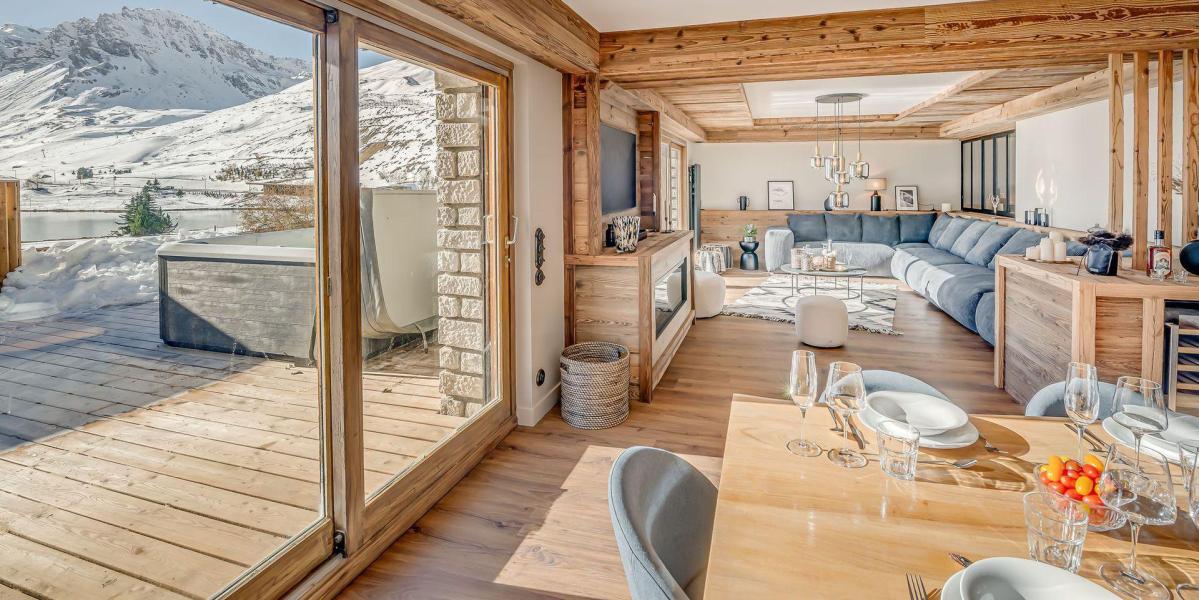 Ski verhuur Appartement 5 kamers 10-12 personen (P) - Chalet Blanc Des Cimes - Tignes - Open keuken